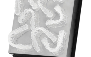 Print 3D din material bio-compozit pentru gutiere dentist